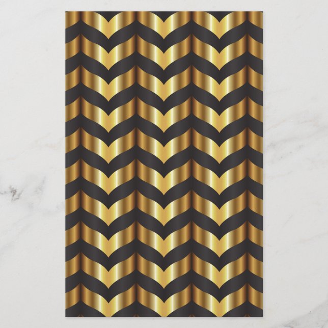 Papelería gatsby chevron (Anverso)