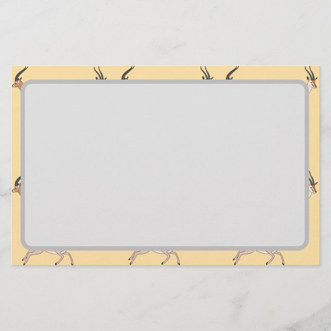 Papelería Gazelles (Anverso)