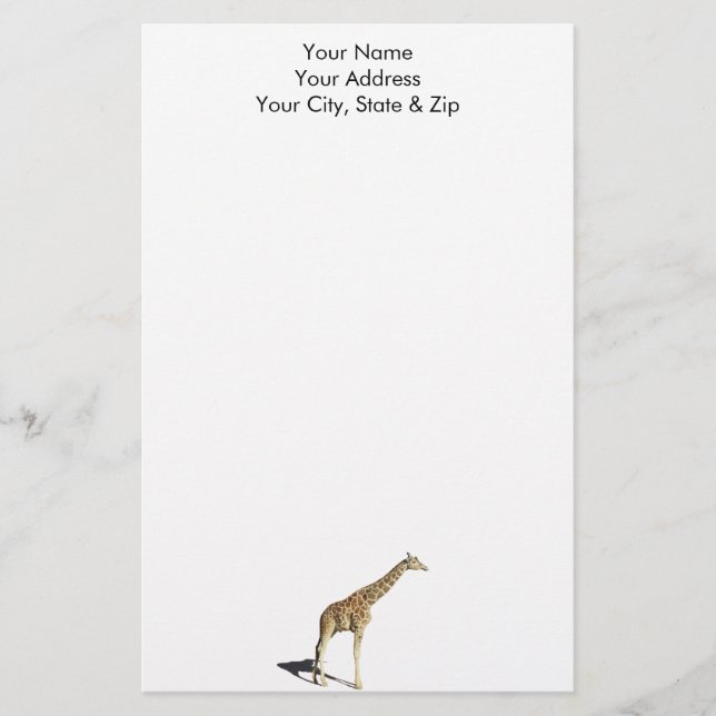 Papelería Giraffe (Anverso)