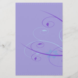 Papelería giratoria morada