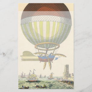 Papelería Globo del aire caliente de Steampunk de la ciencia