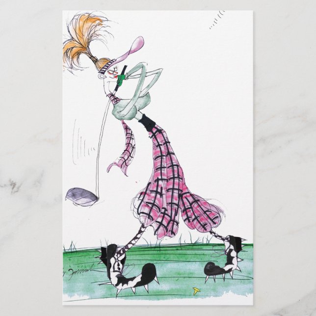 Papelería golf del pleno auge, fernandes tony (Anverso)