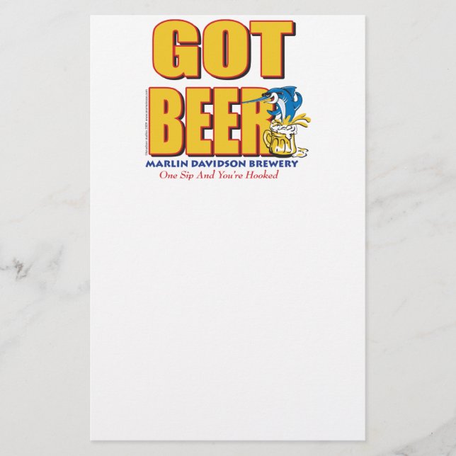 Papelería GOT-BEER-Crazy (Anverso)