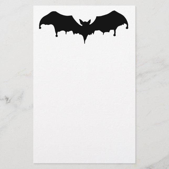 Papelería Gótica Melting Vampire Bat (Anverso)