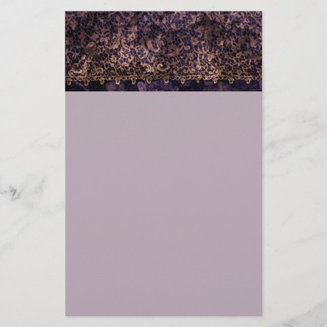 Papelería Gótico Lace (Anverso)