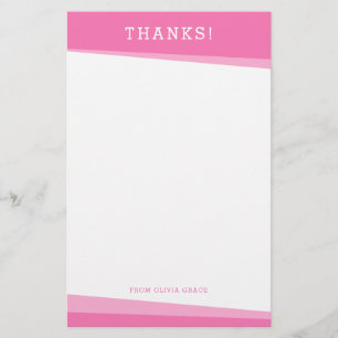 Papelería GRACIAS NOTAMOS ángulos modernos y sencillos de co