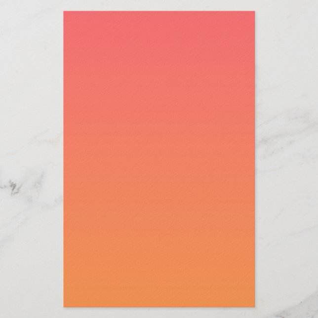 Papelería Gradiente Naranja (Anverso)