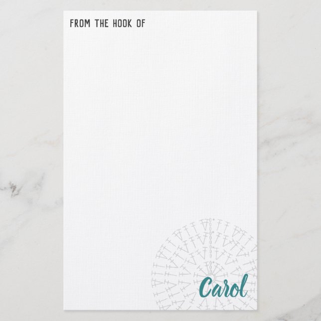 Papelería Gráfico de combinación de colores personalizado (Anverso)