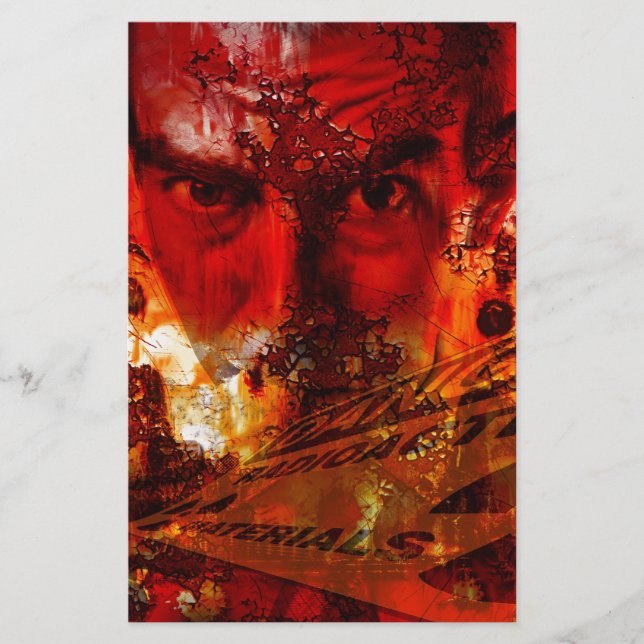 Papelería Grafiti de Cara Roja (Anverso)