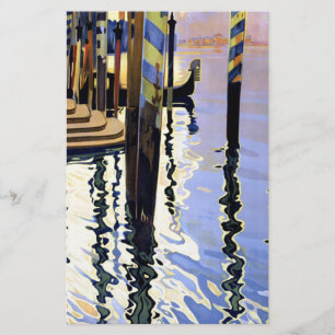 Papelería Gran Canal Antiguo Venecia Italia Viajes