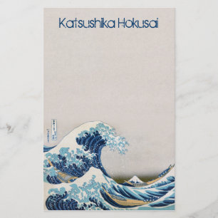 Papelería Gran ola de Kanagawa Personalizada