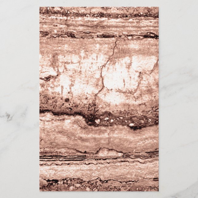 Papelería Granito naranja de sepia beige marrón moderno quem (Anverso)