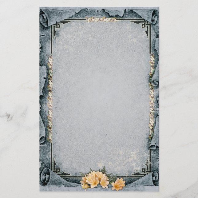 Papelería Gris decorativo (Anverso)