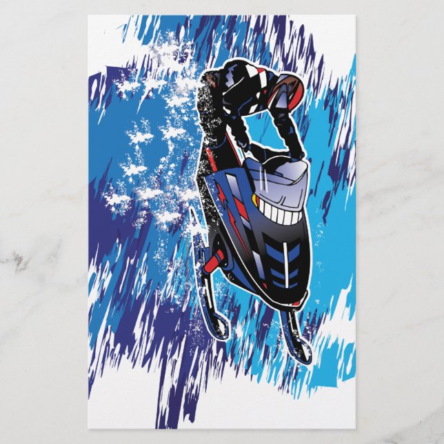 Papelería Guay Snowmobiler (Anverso)