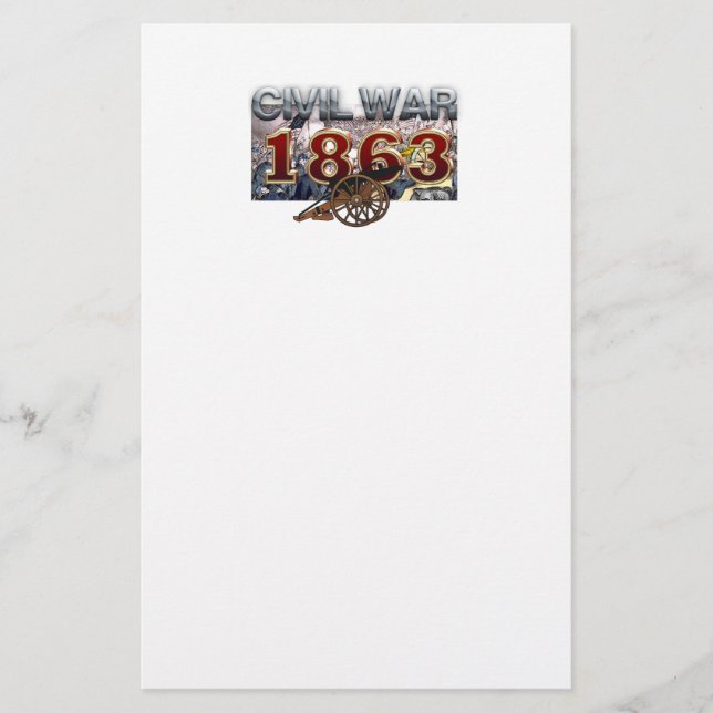 Papelería Guerra Civil ABH 1863 (Anverso)