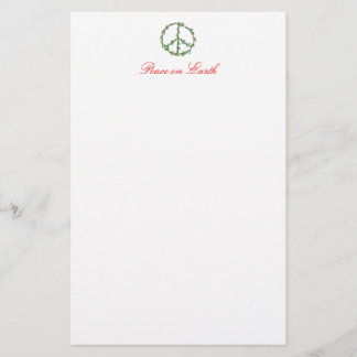 Papelería Guirnalda de la paz del navidad, paz en los