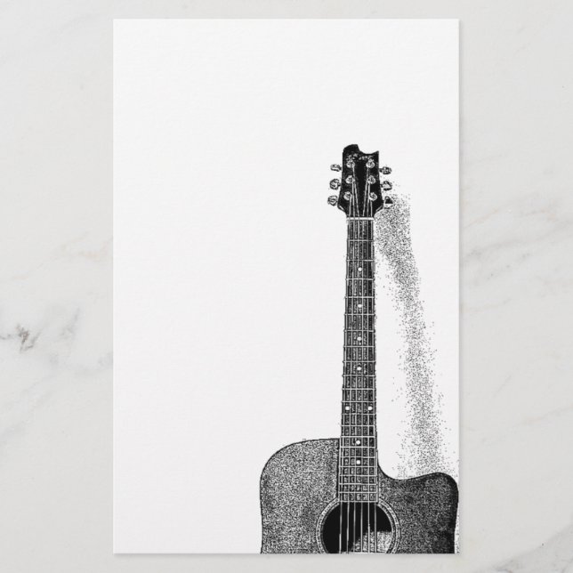 Papelería Guitarra Clásica (Anverso)