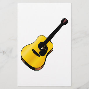 Papelería Guitarra Pop Art