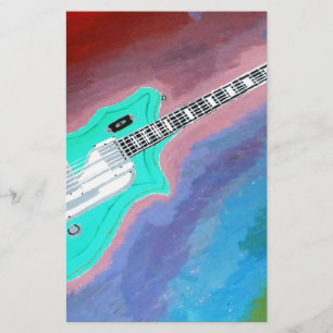 Papelería Guitarra Verde