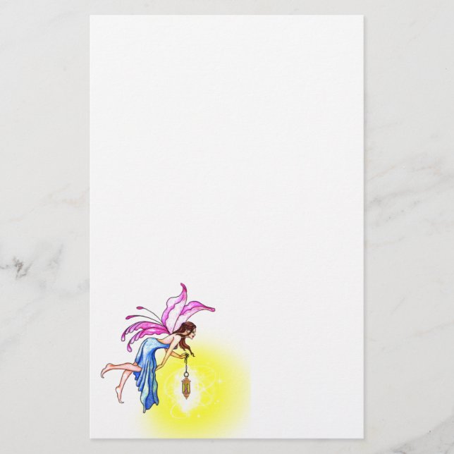 Papelería Hada con linterna (Anverso)