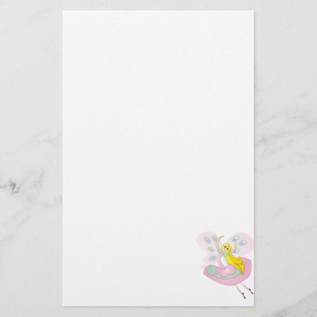 Papelería Hada linda del dibujo animado (Anverso)