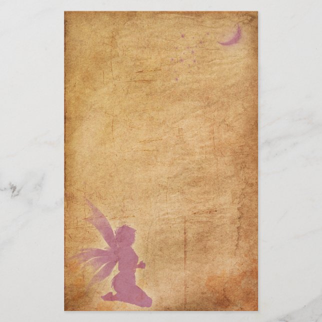 Papelería Hada púrpura (Anverso)
