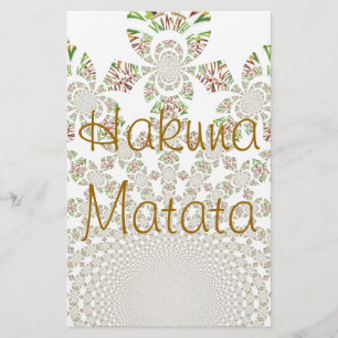 Papelería Hakuna Matata Designer Personalized Stationico