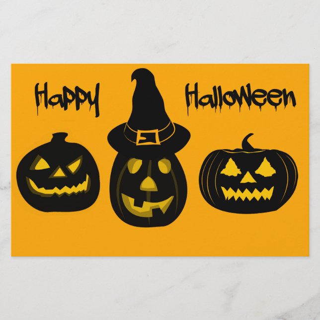Papelería Halloween 3 (Anverso)