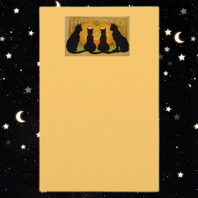 Papelería Halloween Black Cats Stationary (Subido por el creador)