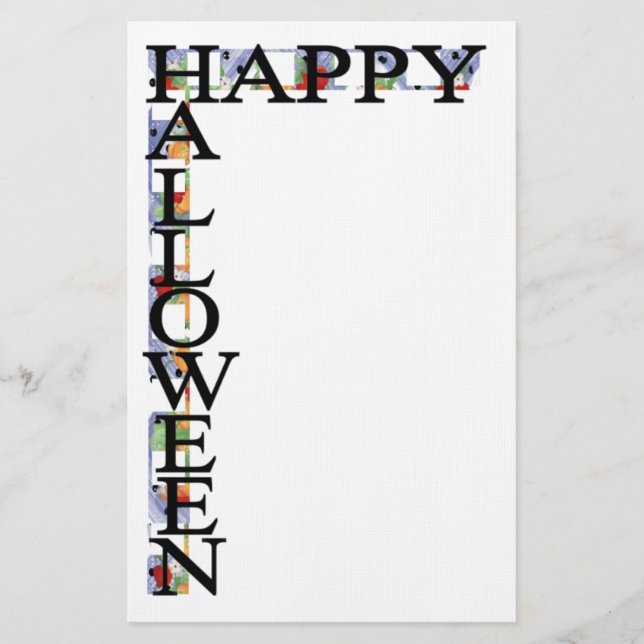 Papelería Halloween Happy Stationary (Anverso)