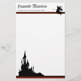 Papelería Halloween Mansion Stationery