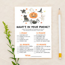 Halloween ¿Qué hay en tu juego de Baby Shower para