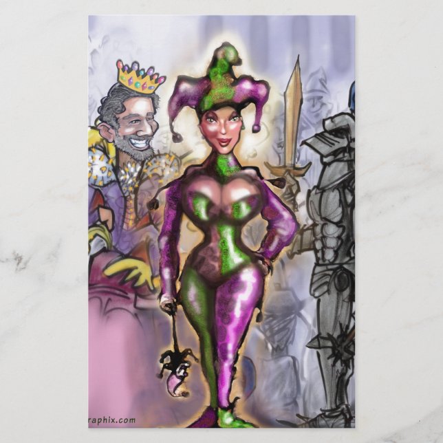 Papelería Harlequin (Anverso)