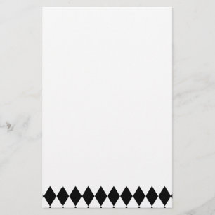 Papelería Harlequin Blanco y negro
