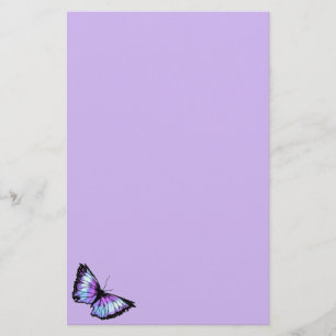 Papelería "Harlequin" (mariposa violeta)