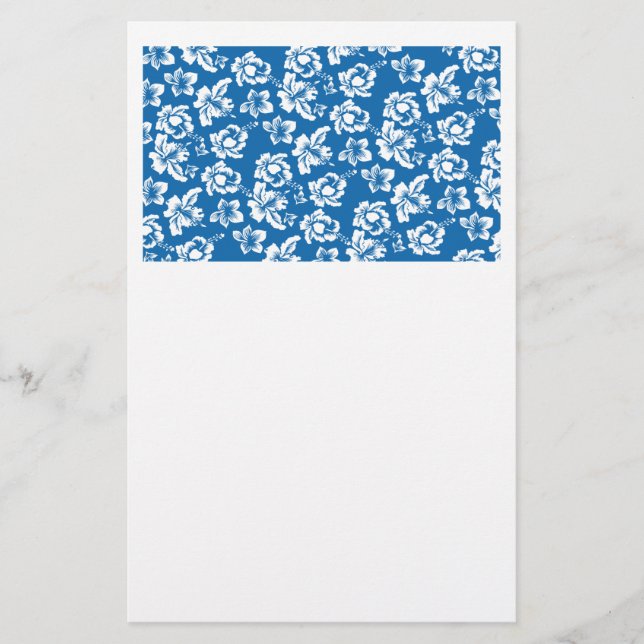 Papelería Hawai azul (Anverso)
