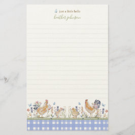 Papelería Hearthlight Notes Primavera Suave Meadow Gingham