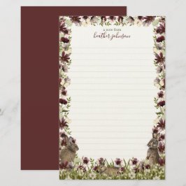 Papelería Hearthlight Notes Primavera Suave Pradera Flor Sil