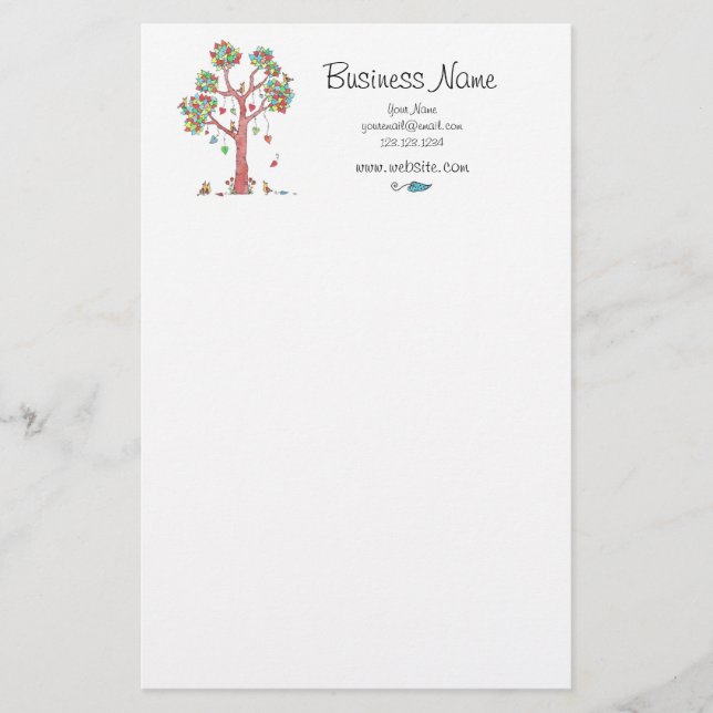 Papelería Heartlines Stationary, Business (Anverso)