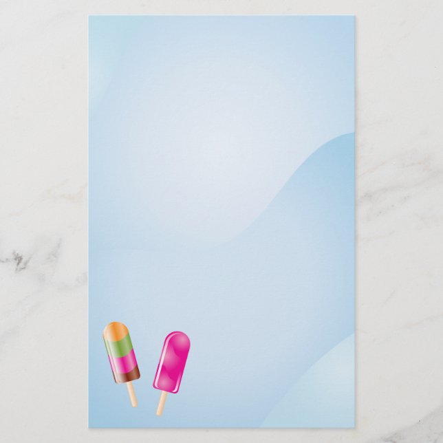 Papelería Helado (Anverso)