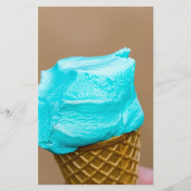 Papelería Helado con macro de gofre (Anverso)