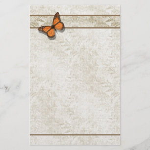Papelería Helechos de la mariposa del ~ de los efectos de