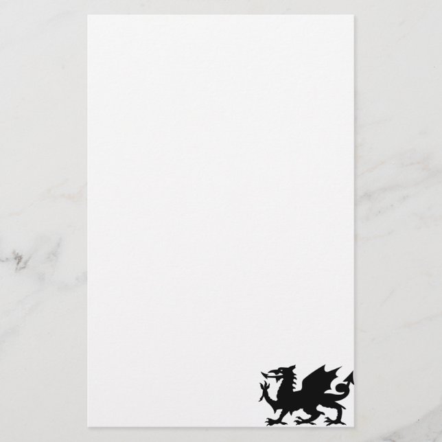 Papelería Heráldica del dragón (Anverso)
