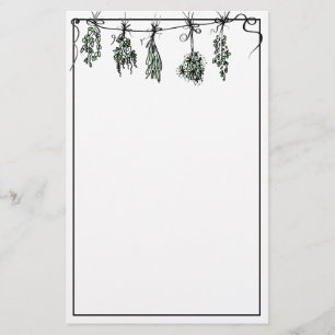 Papelería Herbs de jardín jardín botánico