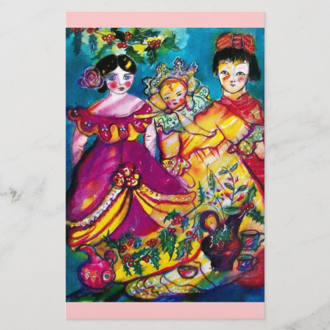 PAPELERÍA HERMOSA ANTIGUA DOLLS (Anverso)