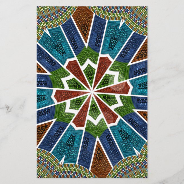 Papelería Hermosa imagen de diseño textil de moda en Asia (Anverso)