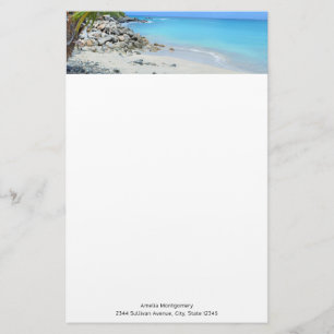 Papelería Hermosa playa tropical turquesa