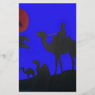 Papelería Hermoso asombroso Camello Sunset Safari Art Print