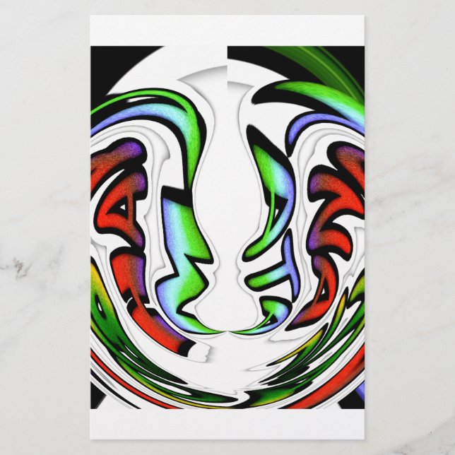 Papelería Hermoso diseño asombroso tiene un buen día colorid (Anverso)