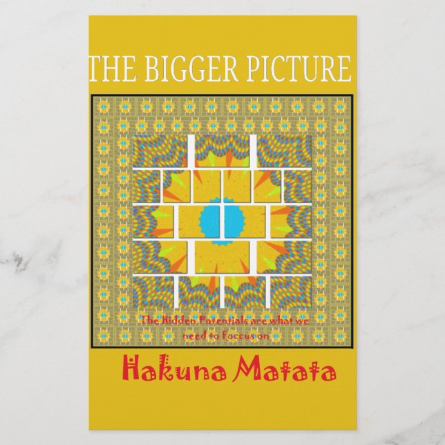 Papelería Hermoso diseño gráfico amarillo dorado (Anverso)